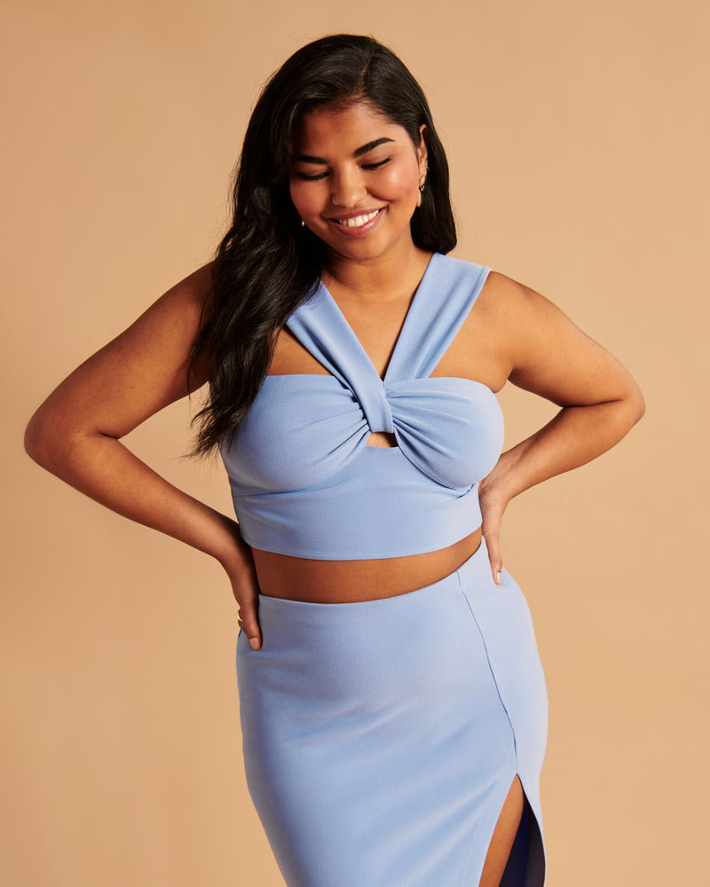 Asymmetrical Cutout Set Top | Abercrombie & Fitch (US)