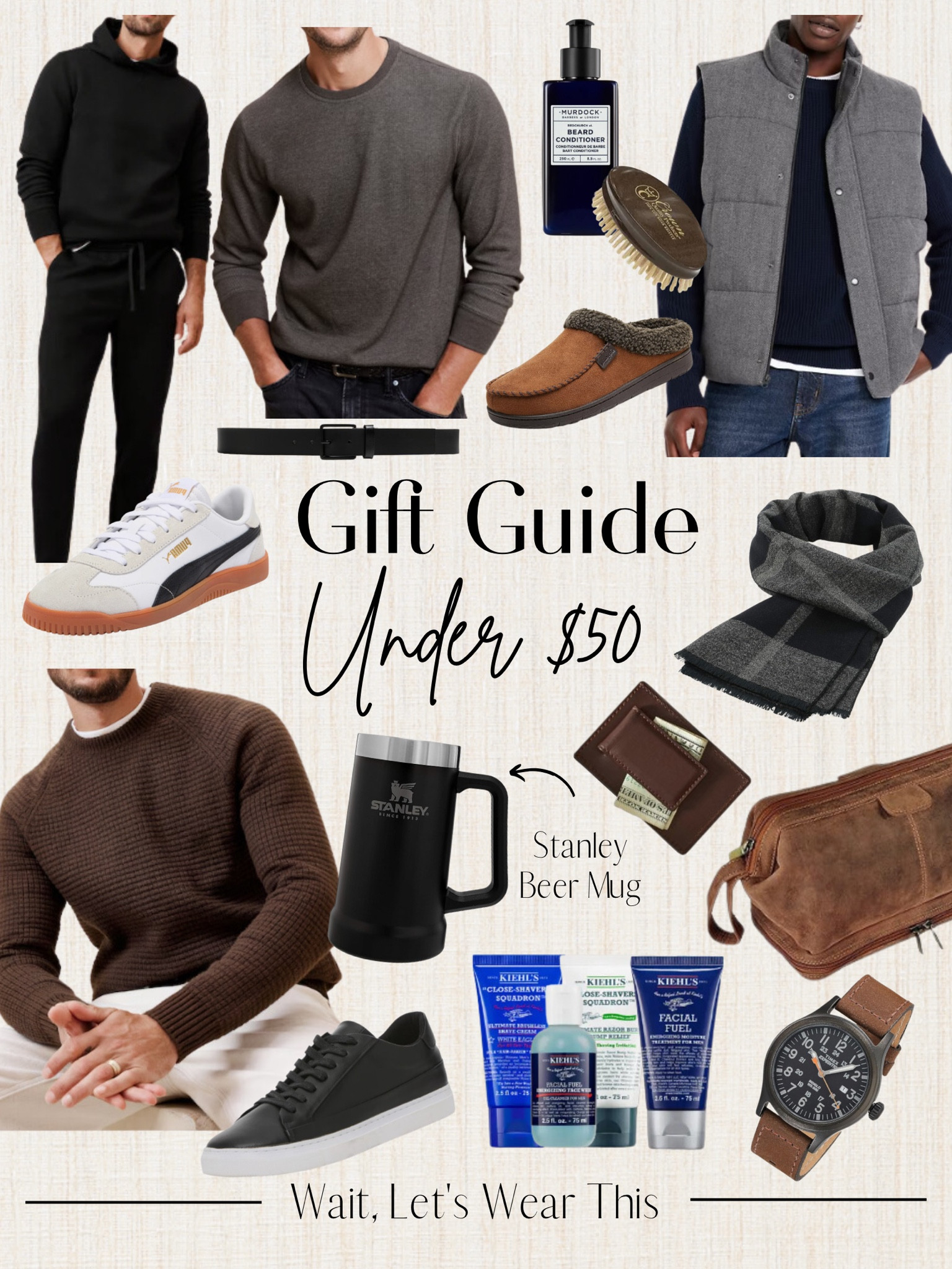 Gifts for him $50 and under! 

Gift Guide For Him! 🎁
perfect for your partner, husband, boyfriend, dad, father-in-law, brother, friends ✨

Christmas gift ideas/ Christmas gift inspo 
Men’s gifts, men’s gift ideas, Christmas gift guide 

⭐️To See My Full Gift Guide Collection - scroll up and select ‘Shop my Collections’ highlighted in light blue. Click ‘View Now’ and select Gift Guides!🎁

#LTKCyberWeek #LTKMens #LTKGiftGuide
