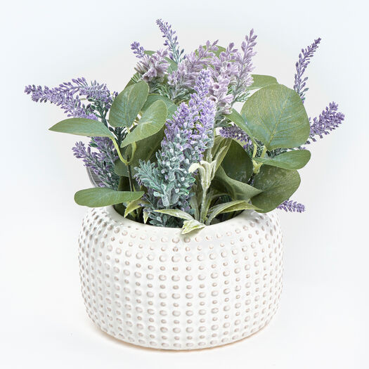 Artificial Lavender Plant 24x23cm | TK Maxx