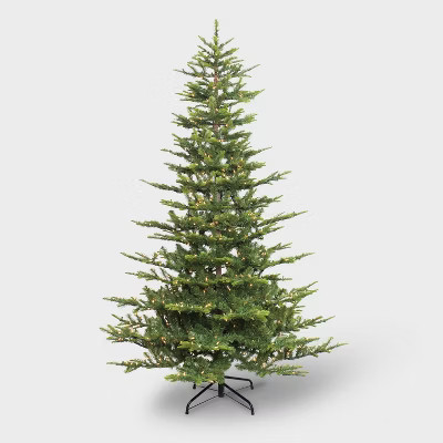 7.5' Pre-Lit Full Sierra Pine Artificial Christmas Tree Clear Lights - Wondershop™ | Target