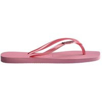 Havaianas Women's Slim Square Logo Metallic Rose Chiffom in Pink | Size: 5 | Debenhams UK