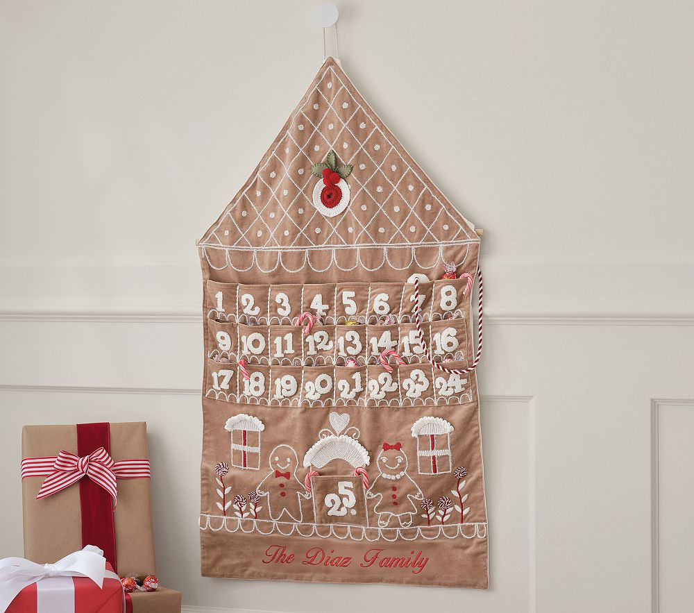 Gingerbread House Christmas Advent Calendar | Pottery Barn Kids