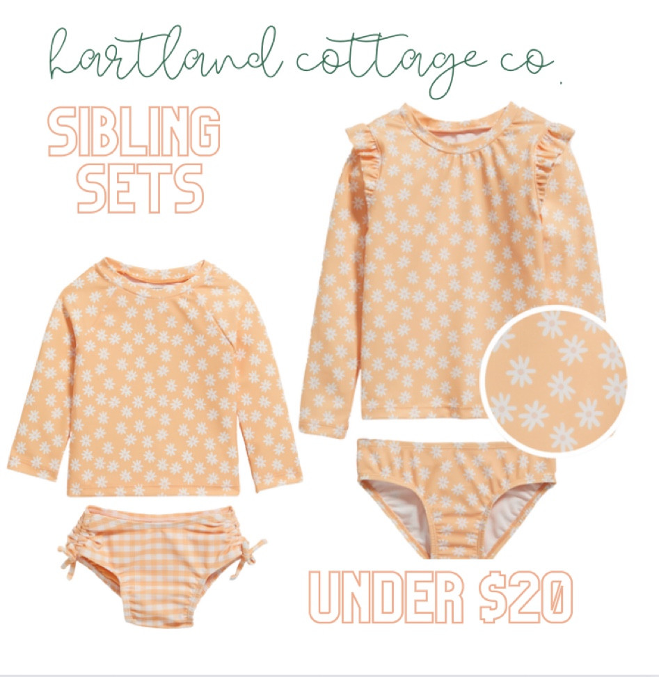 Baby toddler sister matching swim beach vacation 

#LTKbaby #LTKswim #LTKkids