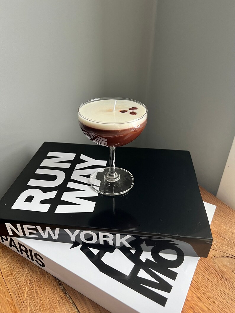 Espresso Martini Candle Coupe Glass Realestic / Coffee Candle / Espresso Martini Lovers / Espress... | Etsy (US)