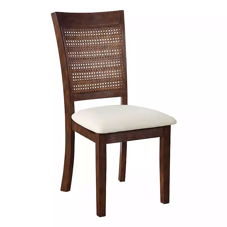 Brown Wilbur Cane Back Dining Chairs, Set of 2 | Kirkland's Home