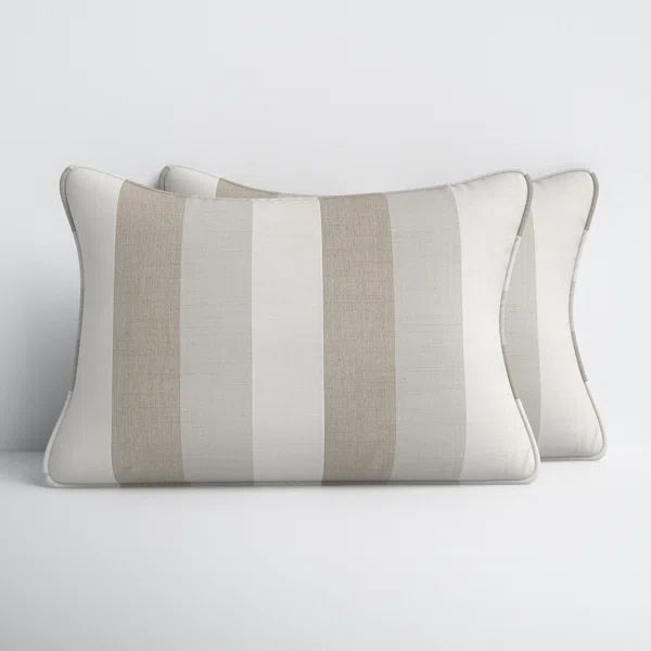 Nisha Striped Sunbrella® Indoor/Outdoor Throw Pillow | Wayfair North America