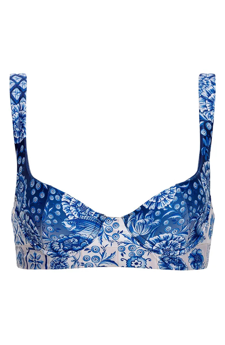 Agua Bendita Balena Azure Underwire Bikini Top | Nordstrom | Nordstrom
