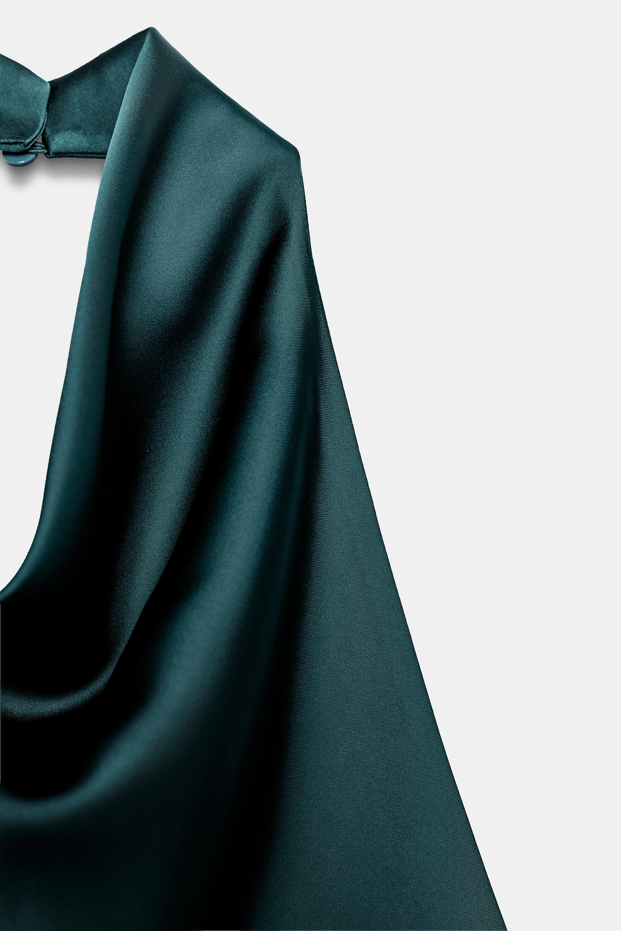 SATIN HALTER TOP | Zara UK
