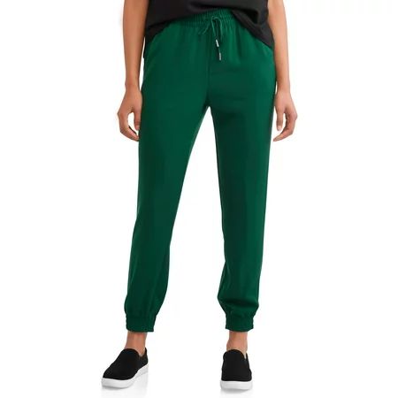 Time and Tru Women's Athleisure Soft Jogger Pant | Walmart (US)
