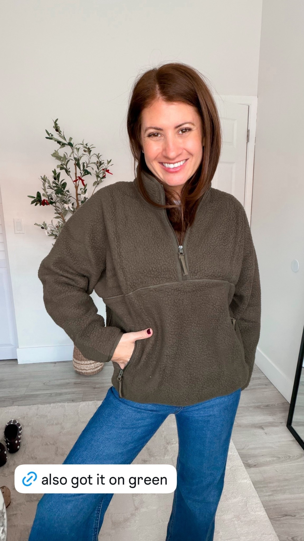 Love this Amazon fleece pullover! In a medium! 

#LTKSeasonal #LTKHoliday