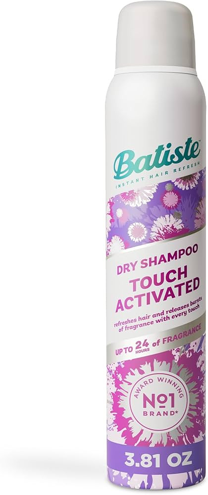 Batiste Touch Activated Dry Shampoo, Up to 24 Hours of Freshness, Absorbs Oil in Hair Between Was... | Amazon (US)