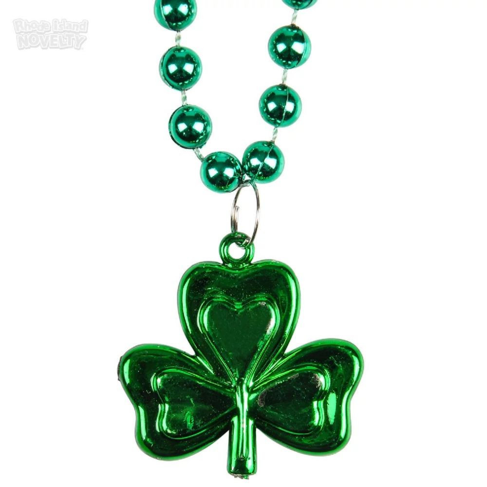 Shamrock Bead Necklace | Oriental Trading Company