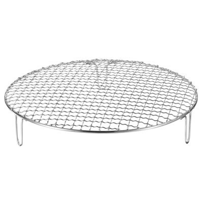 Unique Bargains Stainless Steel Barbecue Grill Net Round Cooling Rack Silver 11.6 Inch | Target