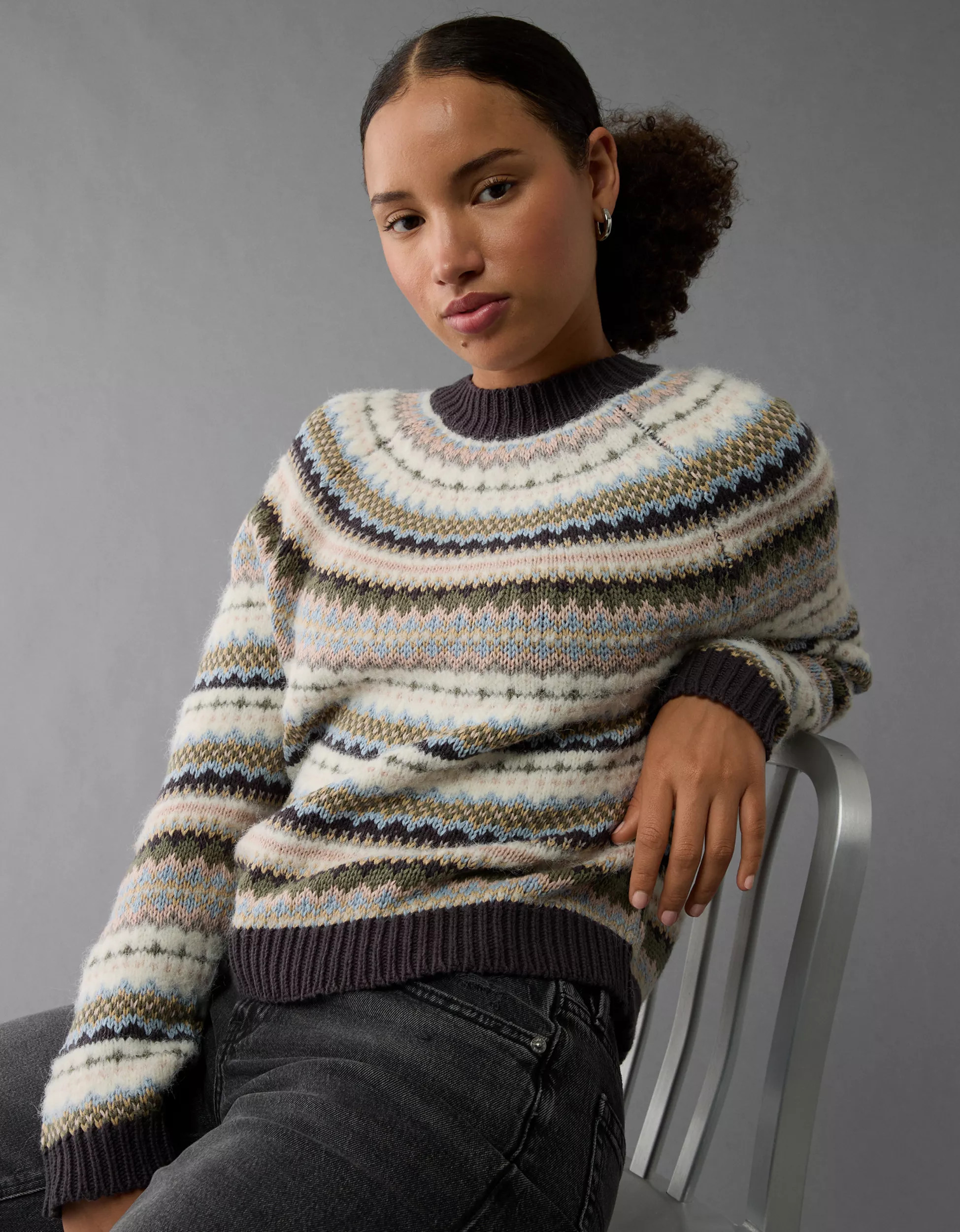 AE Festive Feels Sweater | American Eagle Outfitters (US & CA)