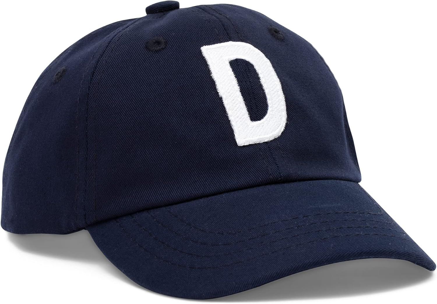 Tiny Expressions - Initial Toddler Boys Baseball Cap | Monogrammed Adjustable Navy Letter Hat | Amazon (US)