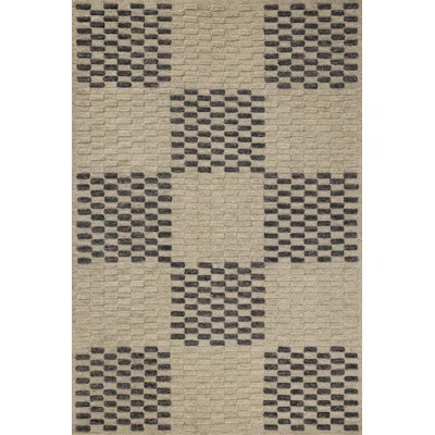 Chris Loves Julia x Loloi Bradley Beige / Midnight Area Rug | Wayfair North America