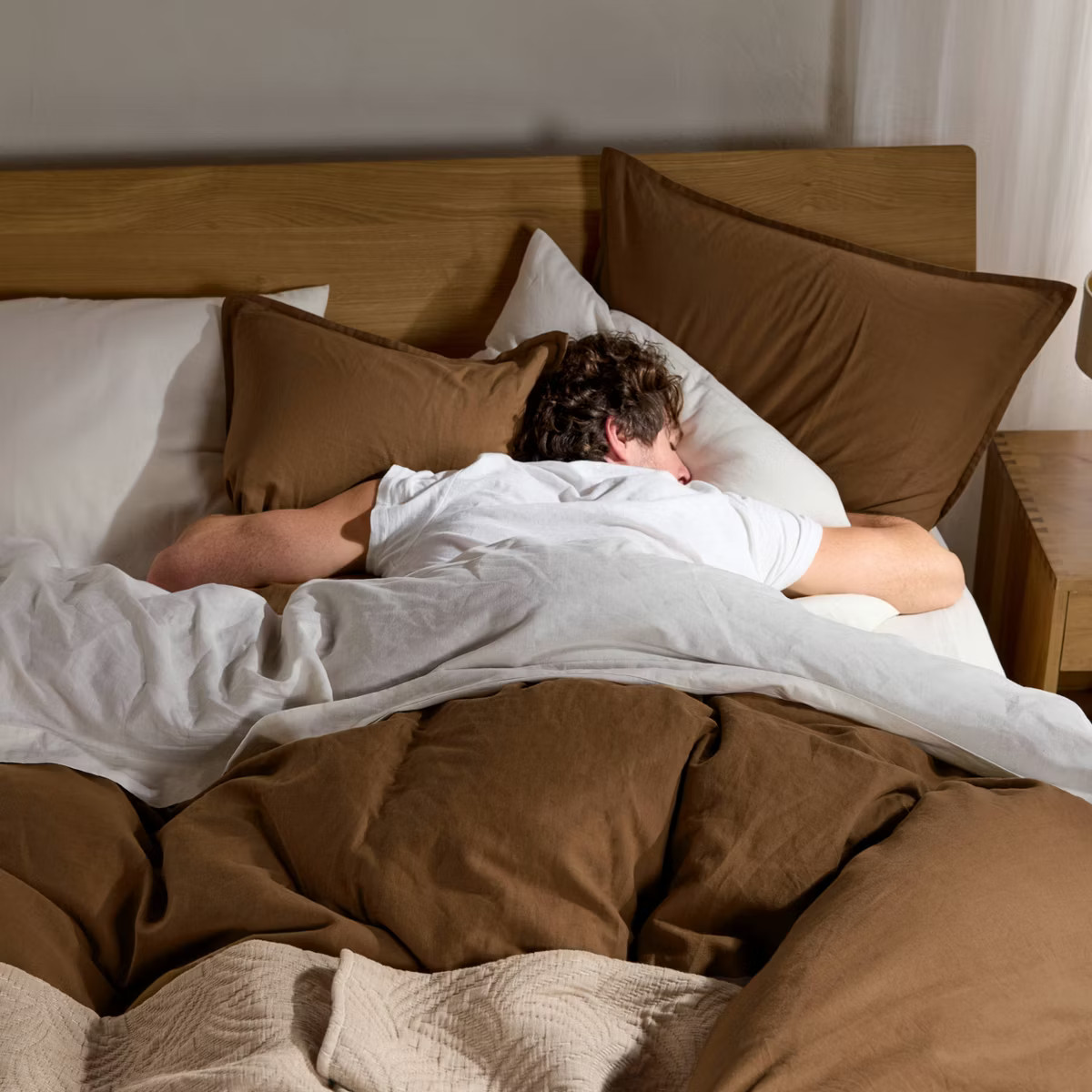 Full/Queen Relaxed Linen Duvet Cover & Sham Set Absinthe - Parachute for Target | Target