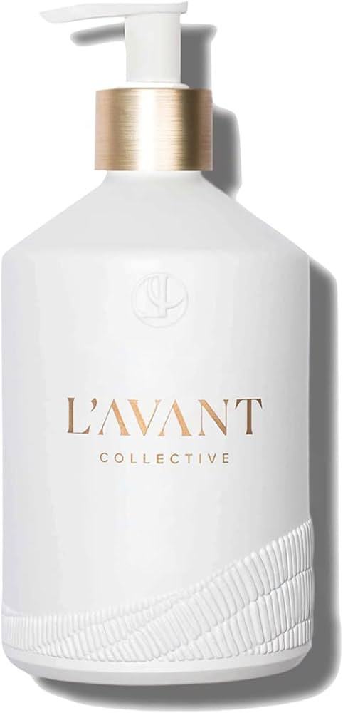L'AVANT Collective Glass Soap Empty Bottle with White Pump | White Bottle & Minimalist Design | M... | Amazon (US)