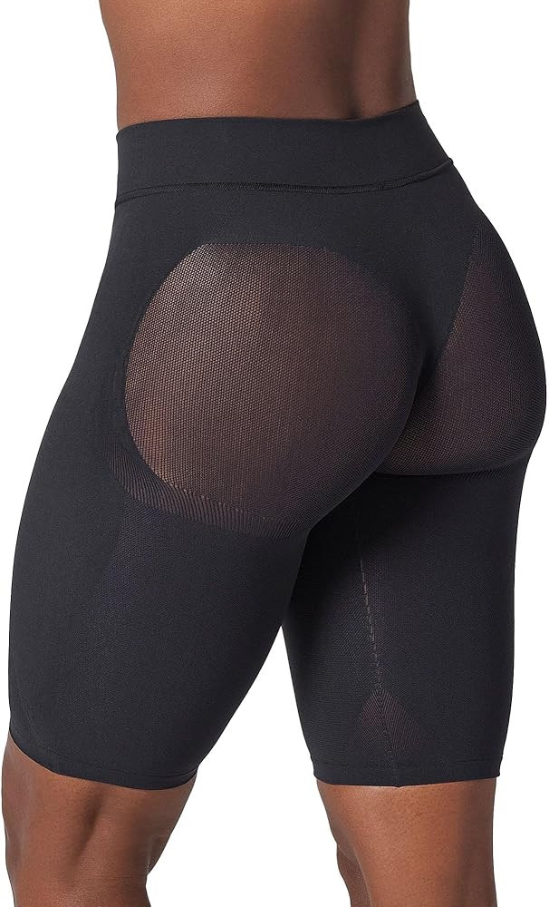 Leonisa Seamless Shapewear High-Waisted Butt Lifting Capri or Shaper Shorts Thigh Slimmer Girdle ... | Amazon (US)