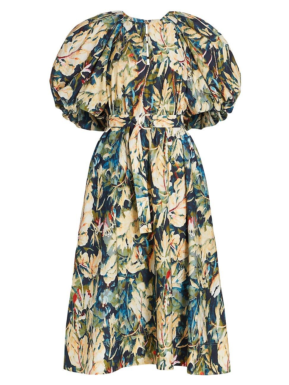 Harlow Floral-Print Midi Dress | Saks Fifth Avenue