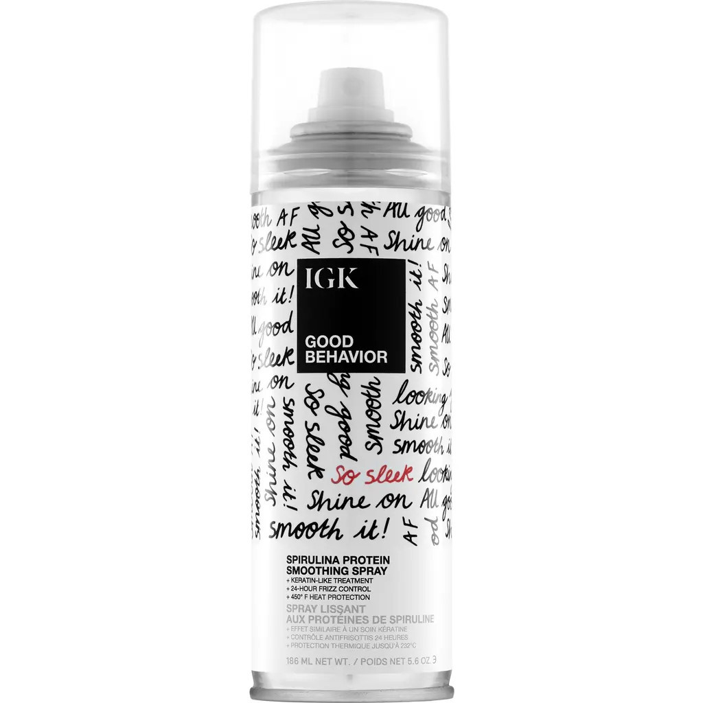 IGK Good Behavior Spirulina Protein Smoothing Spray at Nordstrom, Size 5.6 Oz | Nordstrom