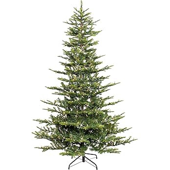Puleo International 6.5 Foot Pre-Lit Aspen Fir Artificial Christmas Tree with 500 UL Listed Clear... | Amazon (US)