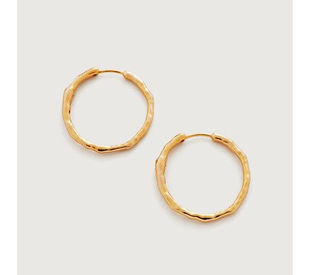 Siren Muse Medium Hoop Earrings | Monica Vinader (Global)