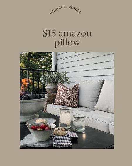 Really love these affordable pillows from Amazon, they’re only $15 right now and they come in tons of different colors, perfect to put outside at this price point, Amazon pillow cover, bed, pillow, sofa, pillow, 18 x 18 pillow 20 x 20 pillow

#LTKSaleAlert #LTKStyleTip #LTKHome