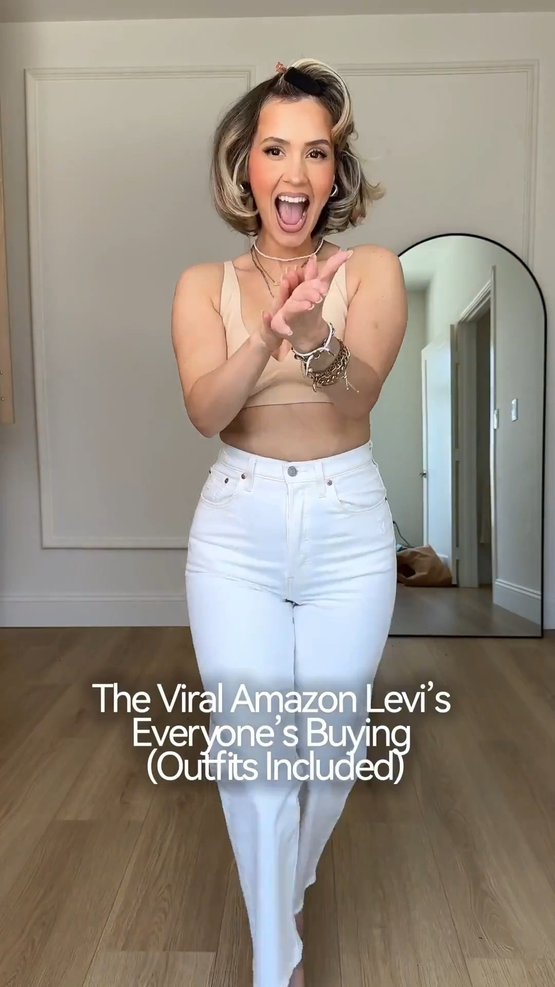@Levi's outfits 👏🏼🙊

Wearing small in all tops! 
✔️1st jeans: rib cage straight ankle jeans size 27 | color: cloud over white | some stretch! TTS

✔️2nd jeans: 94 baggy jeans size 28 in color New Blue | no stretch size up 

✔️3rd jeans: rib cage straight ankle jeans size 27 | color: jazz pop medium indigo | some stretch size up 

✔️4th jeans: cinch waist baggy jeans size 27 in color blank impact 

✔️5th jeans: 318 shaping jeans size 27 in color tall glass of water | amazing stretch

#LTKootd #LTKmomlife #LTKPetite