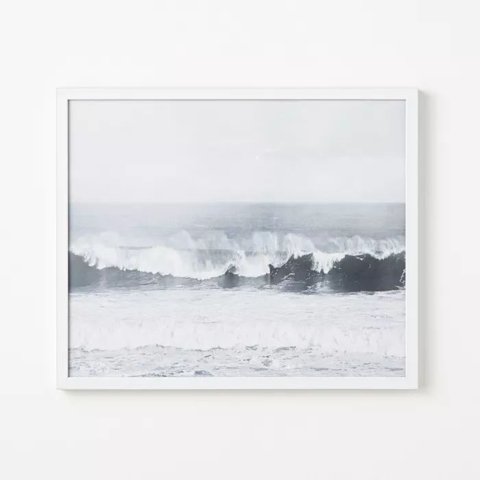 20" x 24" Waves Rolling in Framed Under Glass - Threshold™ designed with Studio McGee | Target