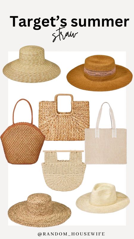 Target Finds // Straw Bag // Straw Hats

#LTKswim #LTKSeasonal #LTKtravel