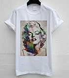 Marilyn Monroe Shirt American Actress Blonde Famous T-shirt, Marilyn Monroe Tops And Tees, Marilyn M | Amazon (US)