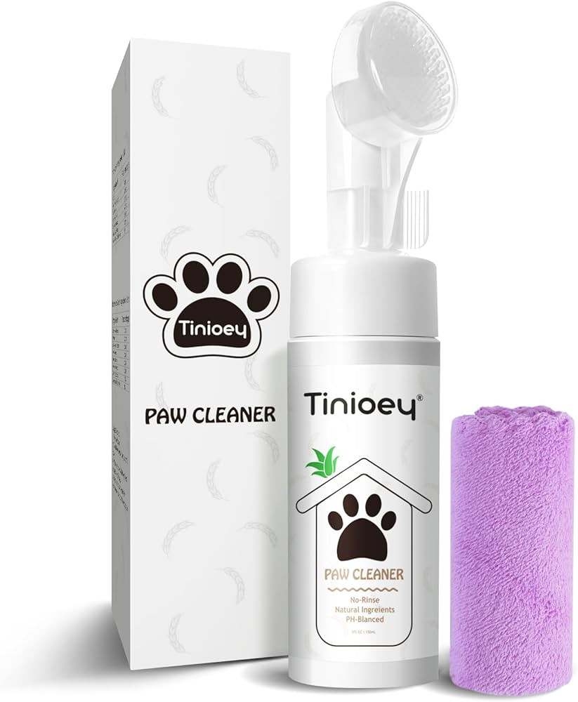 Tinioey Paw Cleaner for Dogs and Cats| Clean Paws No-Rinse Foaming Cleanser(5 oz)| Dandelion Paw ... | Amazon (US)