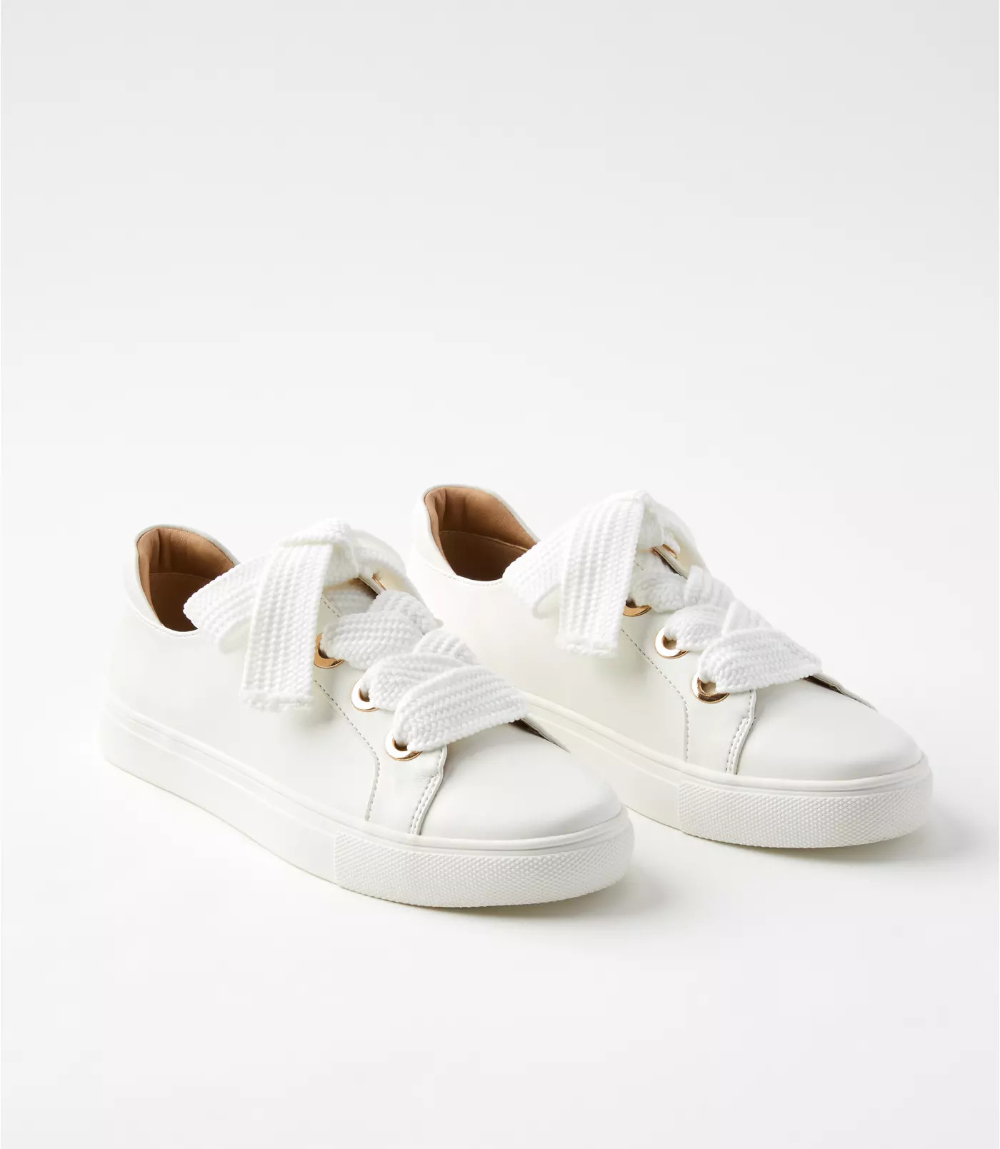 Oversized Lace Up Sneakers | LOFT