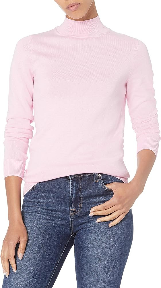 Amazon Essentials Women's Lightweight Mockneck Sweater (Available in Plus Size) | Amazon (US)