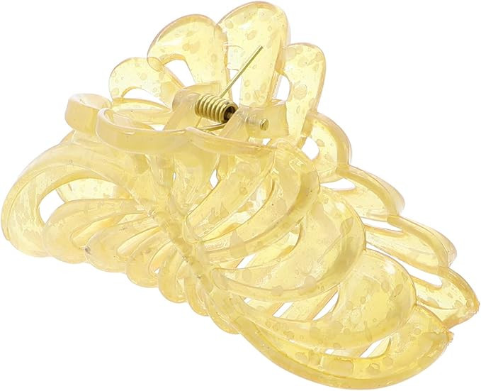 Motique Accessories 5 inch Large Jaw Clip Hair Claw with leaf design | Amazon (US)