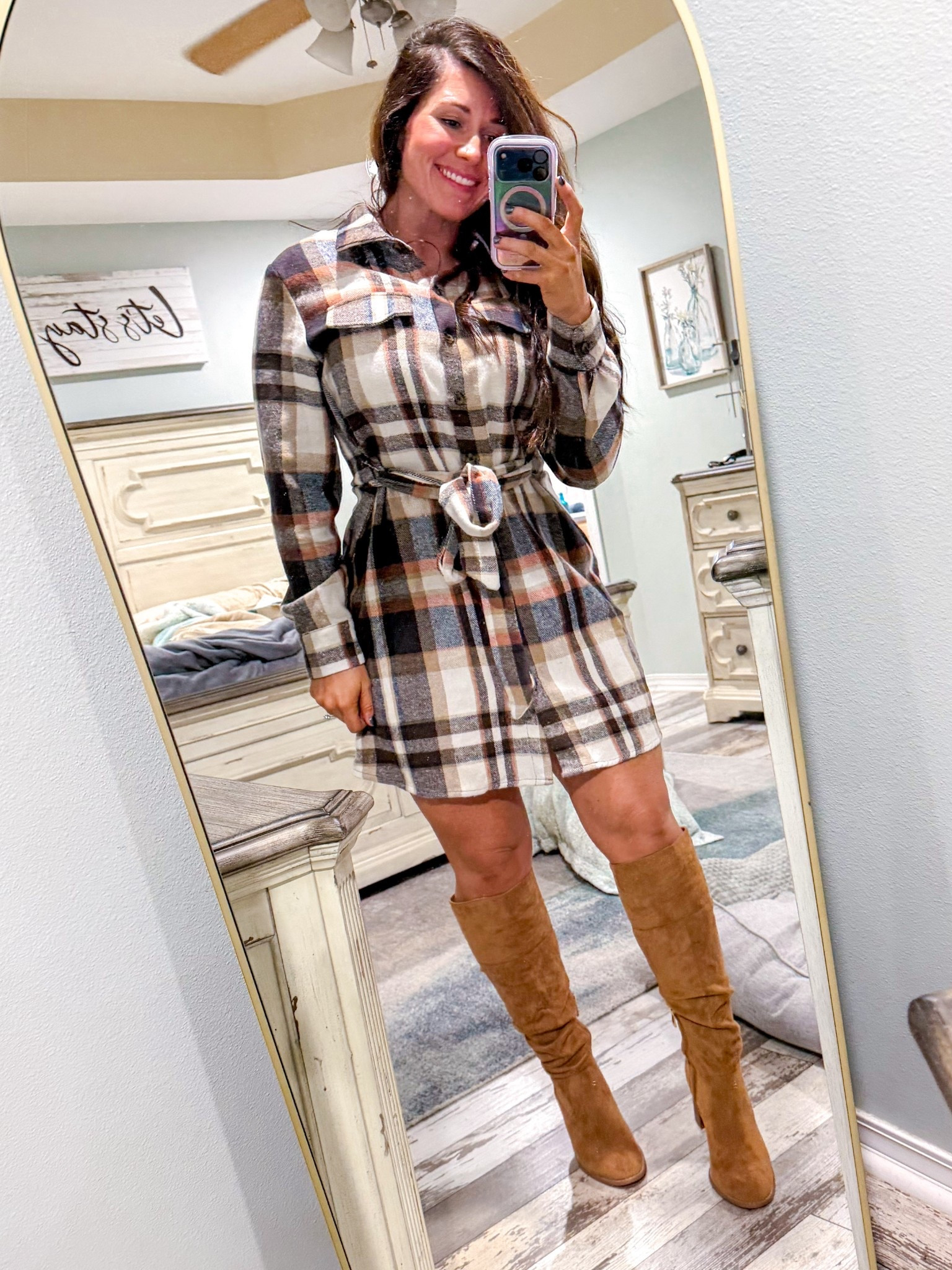 Wore this flannel dress to our fall family pics today and I don’t think they could have turned out any more perfect! Wearing a medium! 

#LTKPetite #LTKSeasonal #LTKStyleTip
