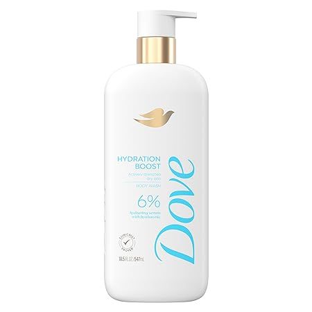 Dove Body Wash Hydration Boost Actively drenches dry skin 6% hydration serum with hyaluronic 18.5... | Amazon (US)