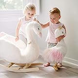 Soft Landing | Darling Duos | 2-Piece Plush & Joyride Character Rocker Bundle ­– Swan | Amazon (US)