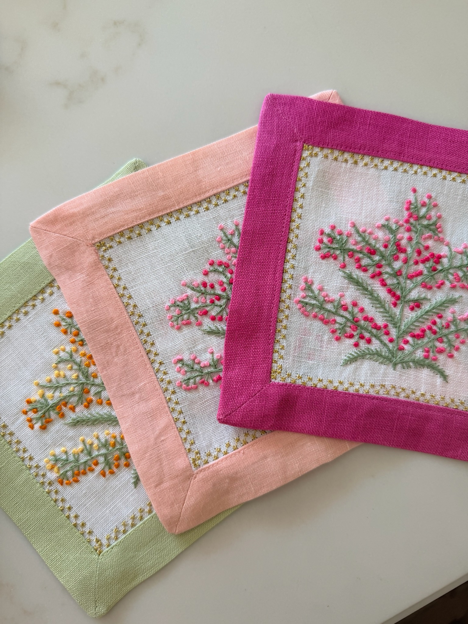 How CUTE are these embroidered cocktail napkins?! I just got mine in from Amazon! They make for the perfect holiday gift!

#TheSouthernSource #Hosting #Gifting 

 #LTKdayinmylife #LTKstorytime #LTKHome
