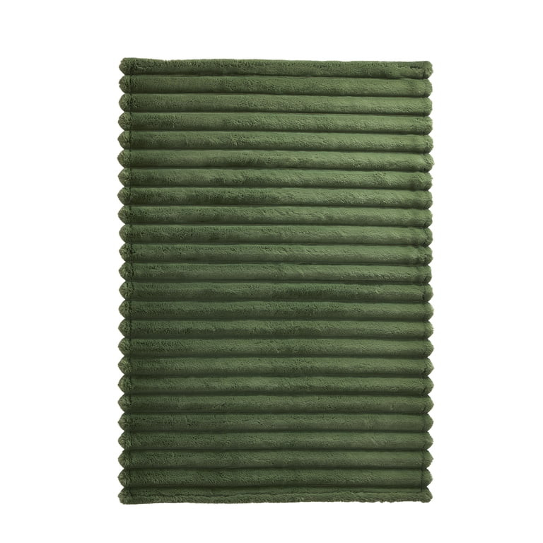 Better Homes & Gardens Cypress Tree Exaggerated Channel Faux Fur Oversized Throw, 50" x 72" | Walmart (US)