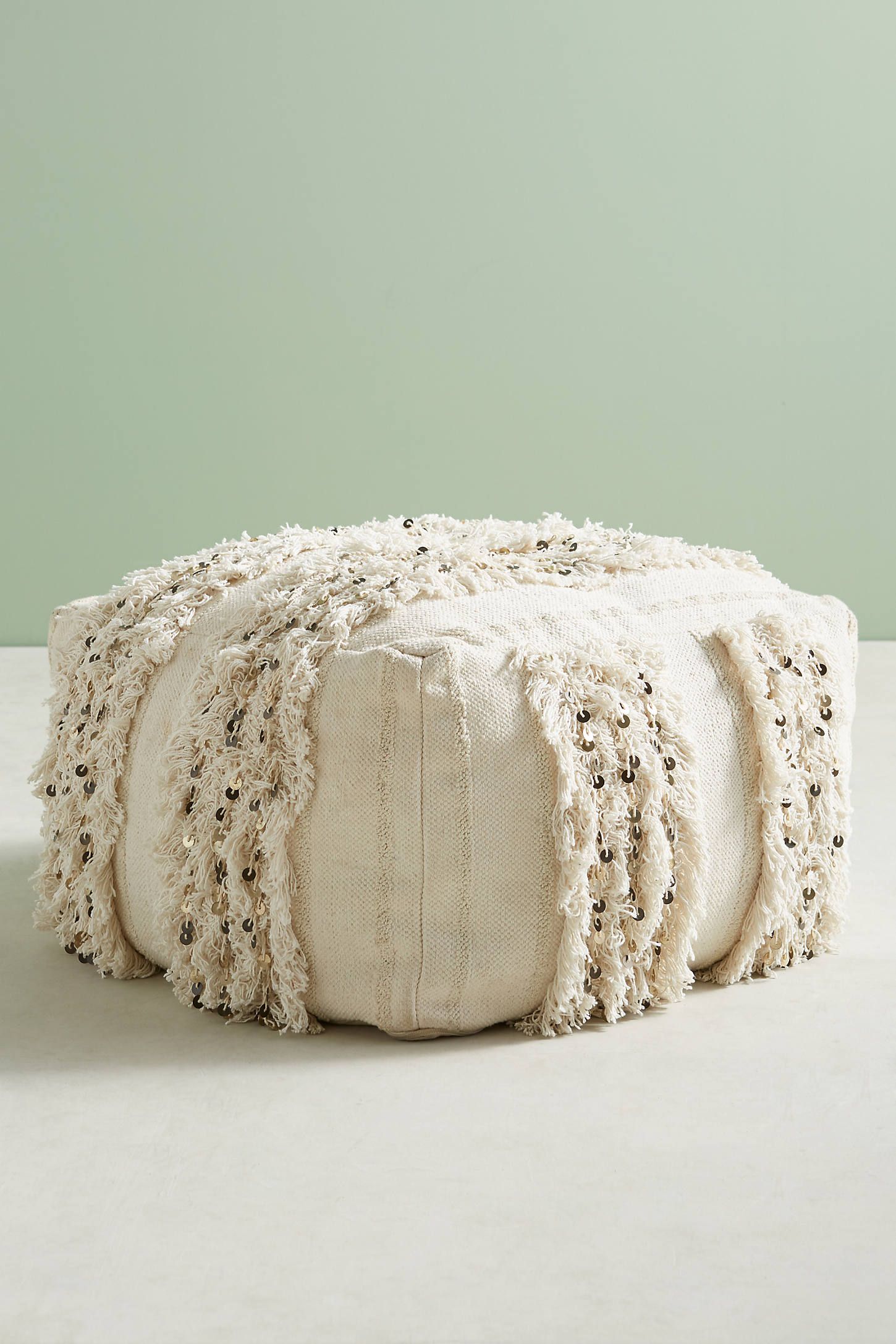 Moroccan Wedding Pouf | Anthropologie (US)