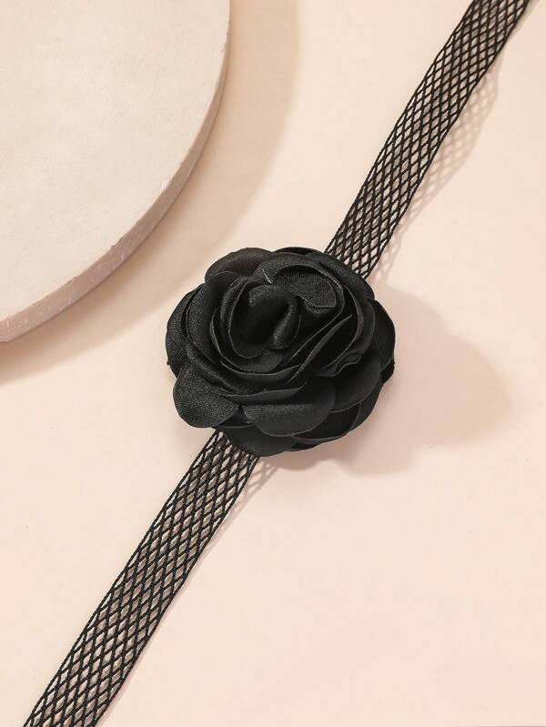 Flower Decor Choker  SKU: sj2304142446272727(3 Reviews)$1.50$1.43Join for an Exclusive 5% OFFS3 E... | SHEIN
