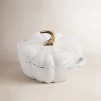 Enameled Cast Iron Pumpkin Dutch Oven | Birch Lane