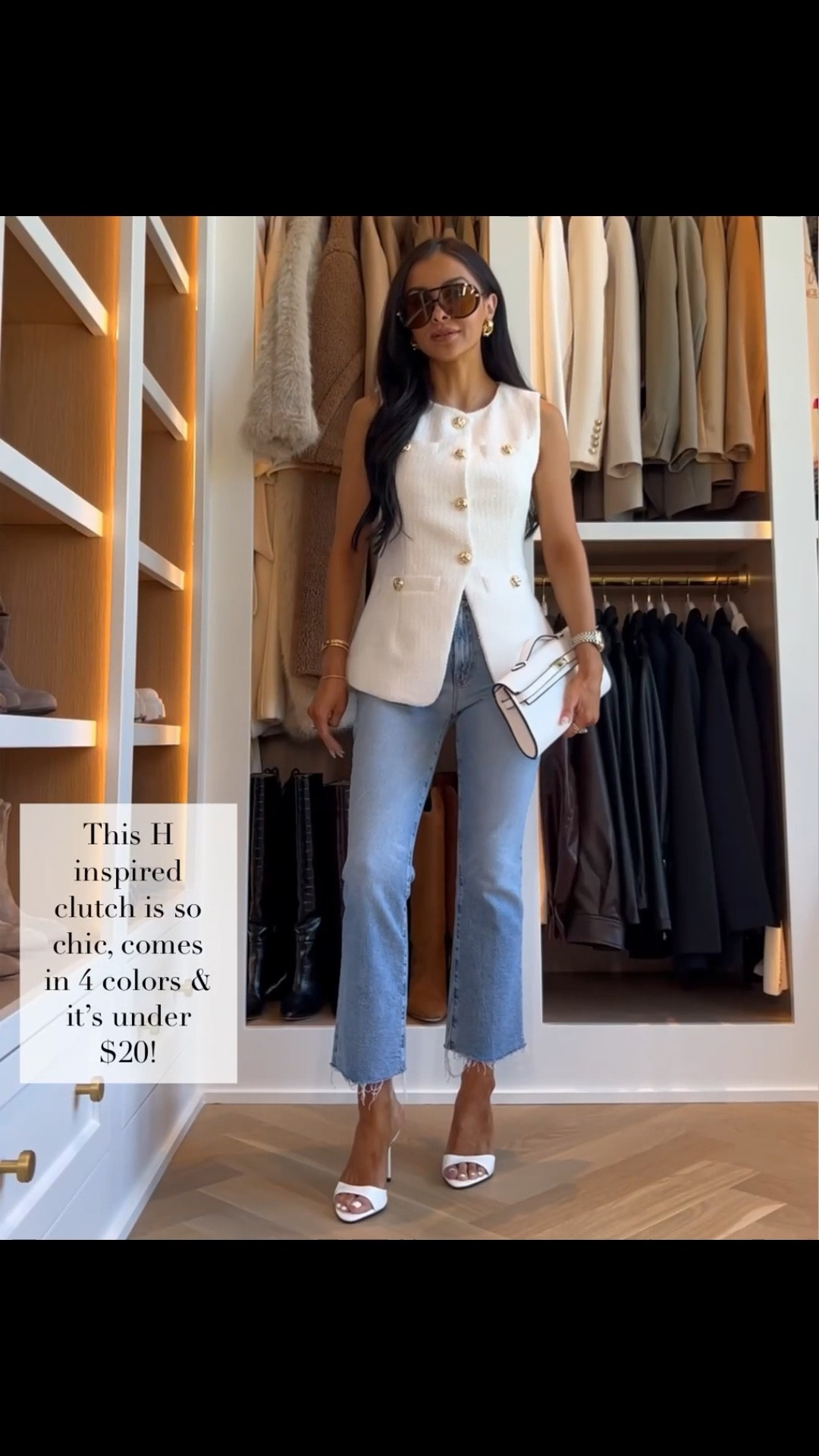 Amazon finds that feel expensive
Hermes inspired bag and belts 
Mother cropped jeans
White tweed vest


#LTKOver40 #LTKWorkwear #LTKPetite