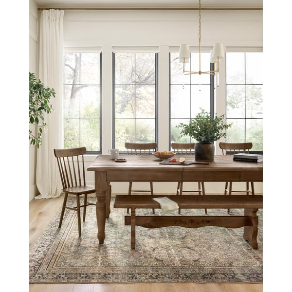 Layla Printed LAY-03 Olive/Charcoal Area Rug | Rugs Direct