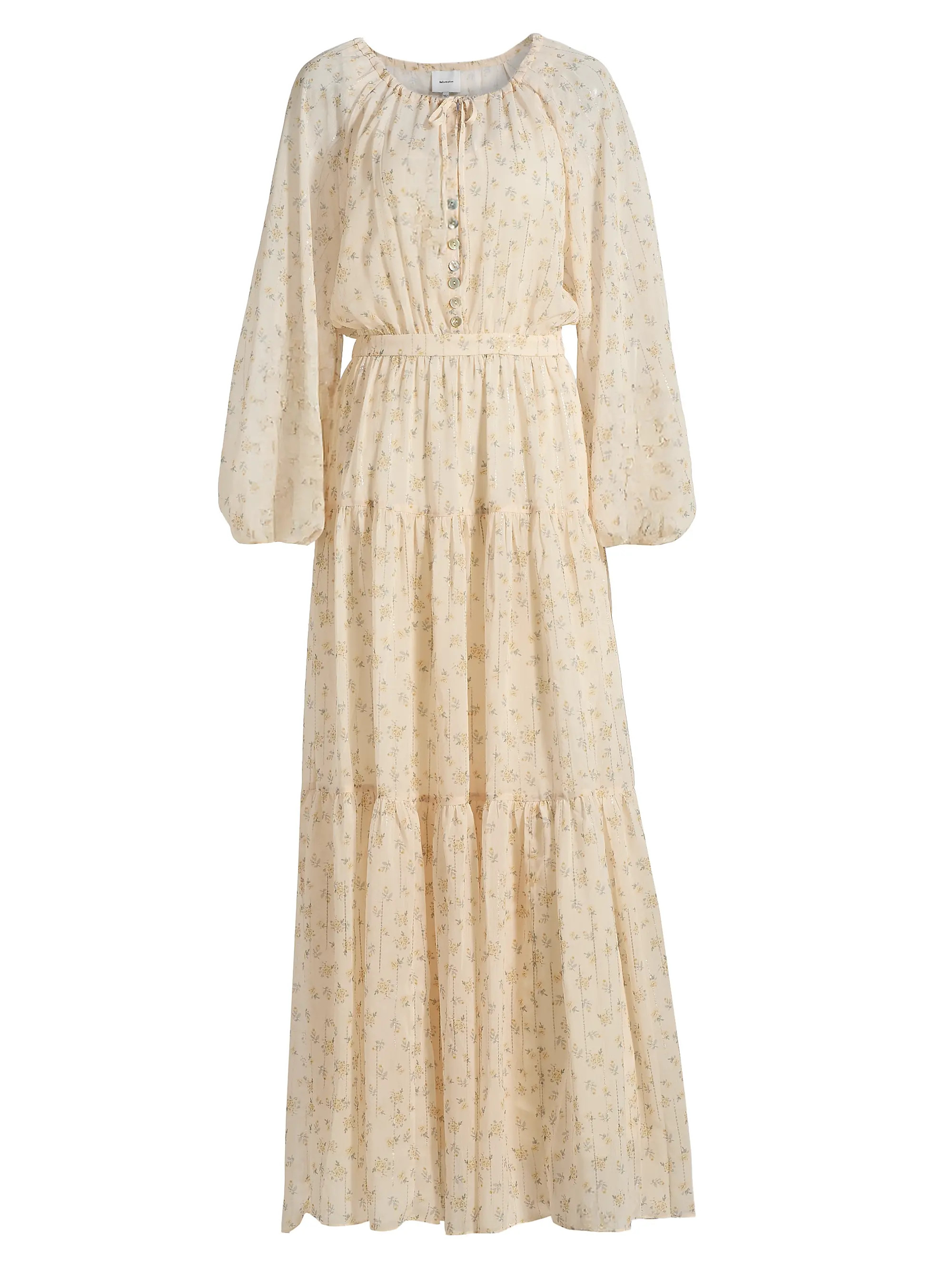 Becca Foral Tieneck Maxi Dress | Saks Fifth Avenue