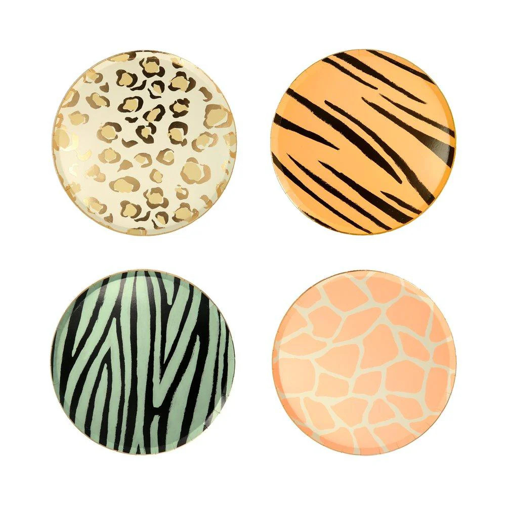 Safari Animal Print Side Plates | Ellie and Piper