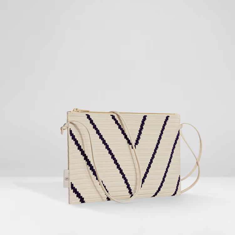 Lucy - Ivory Chevron | VIVAIA