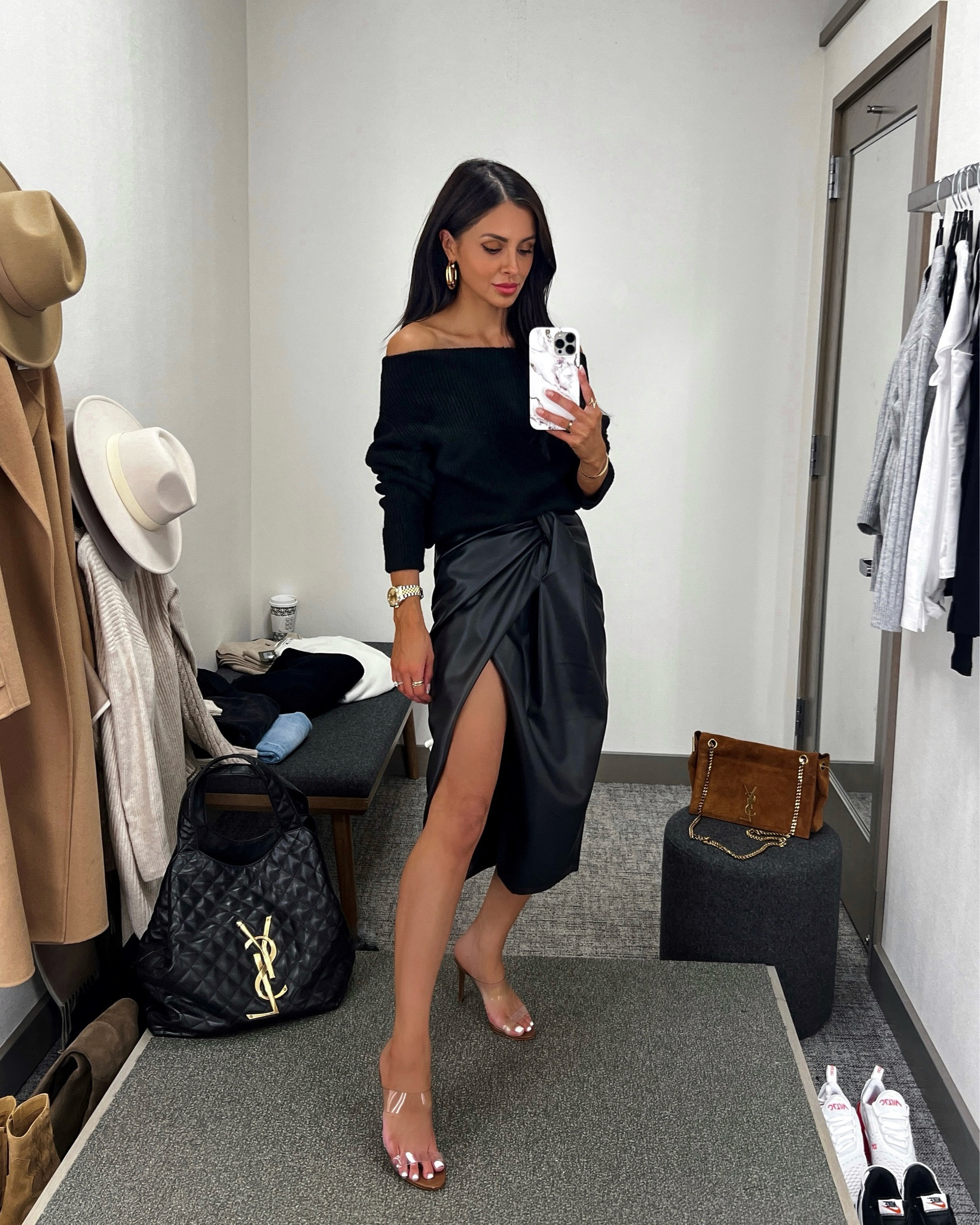 Nordstrom Anniversary Sale in stock picks!
Nordstrom ribbed knit sweater wearing an XS
Faux leather skirt wearing an XS


#LTKFindsUnder100 #LTKxNSale #LTKSaleAlert